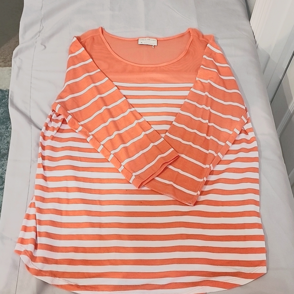 Striped long sleeve shirt